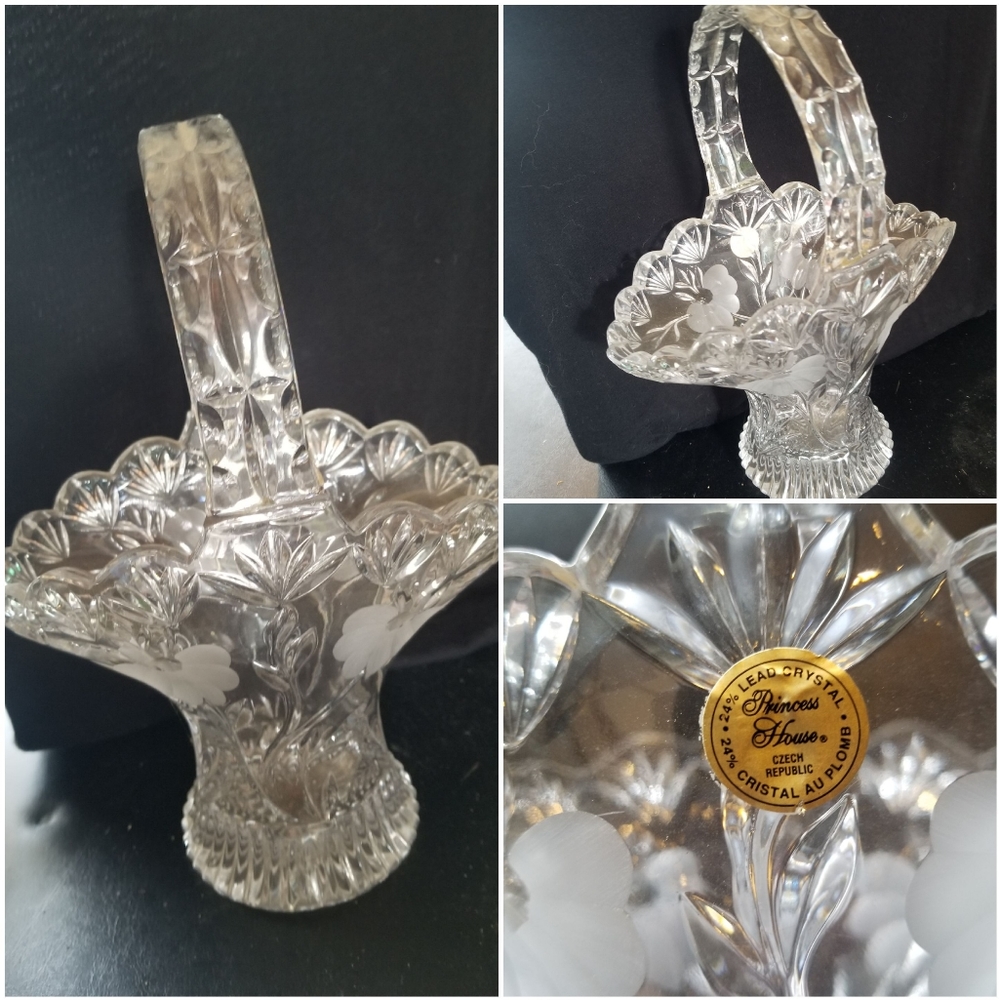 Princess House Crystal Basket